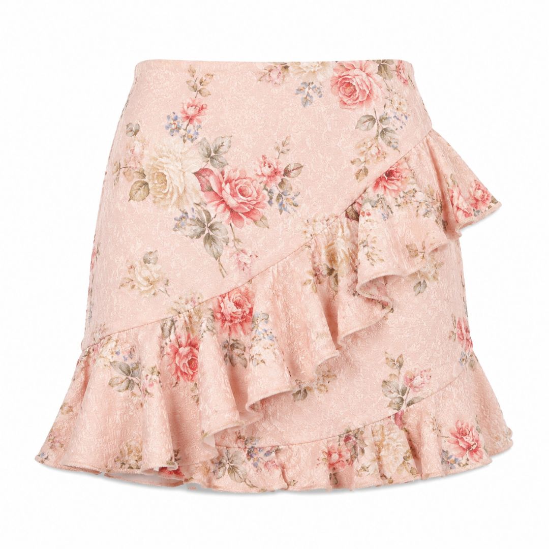 Hermant & Nandita ruffled textured skirt
