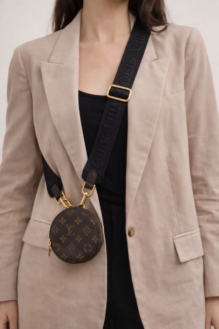 Louis Vuitton Brown Monogram Round Coin Purse Set