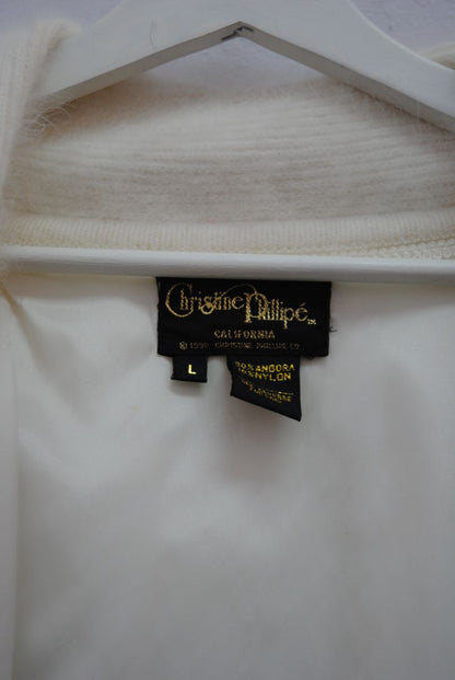 Christine Philippe California angora cashmere sweater
