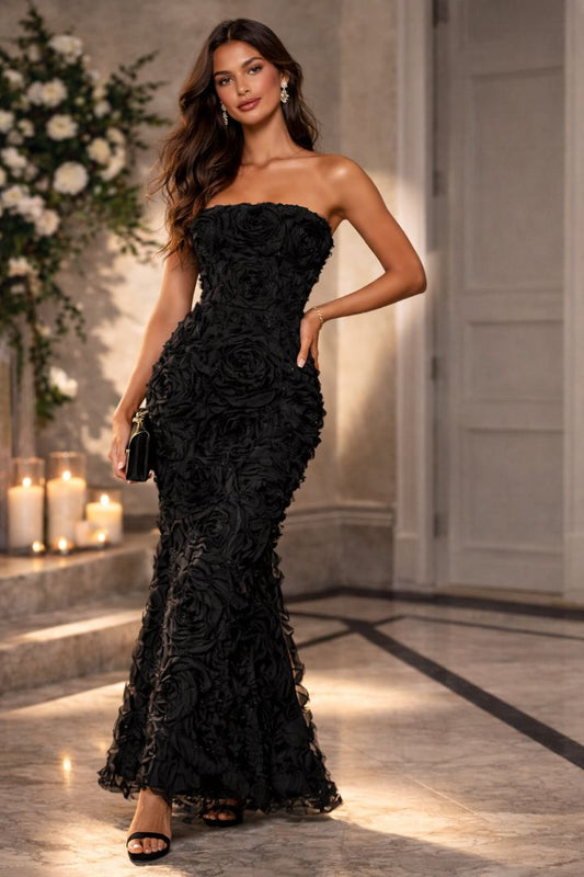 black Lulu's rosette gown bodice