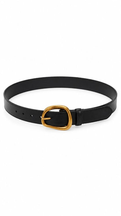 MW belt with gold buckle, S, M, L, & XL