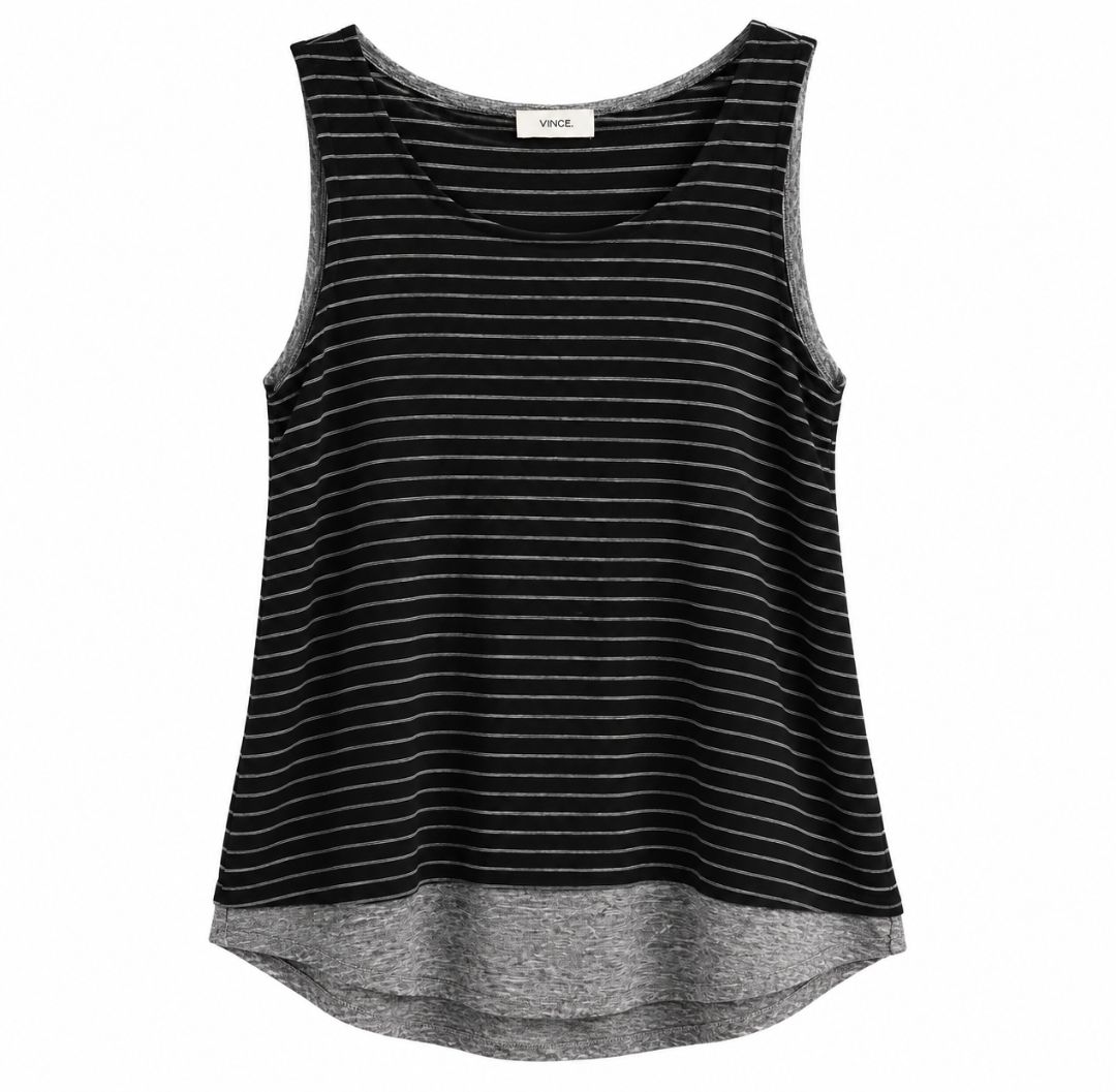 Vince pinstripe tank