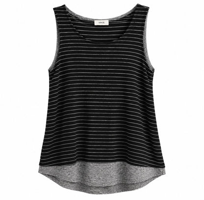 Vince pinstripe tank