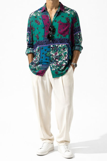 SUPREME floral button up