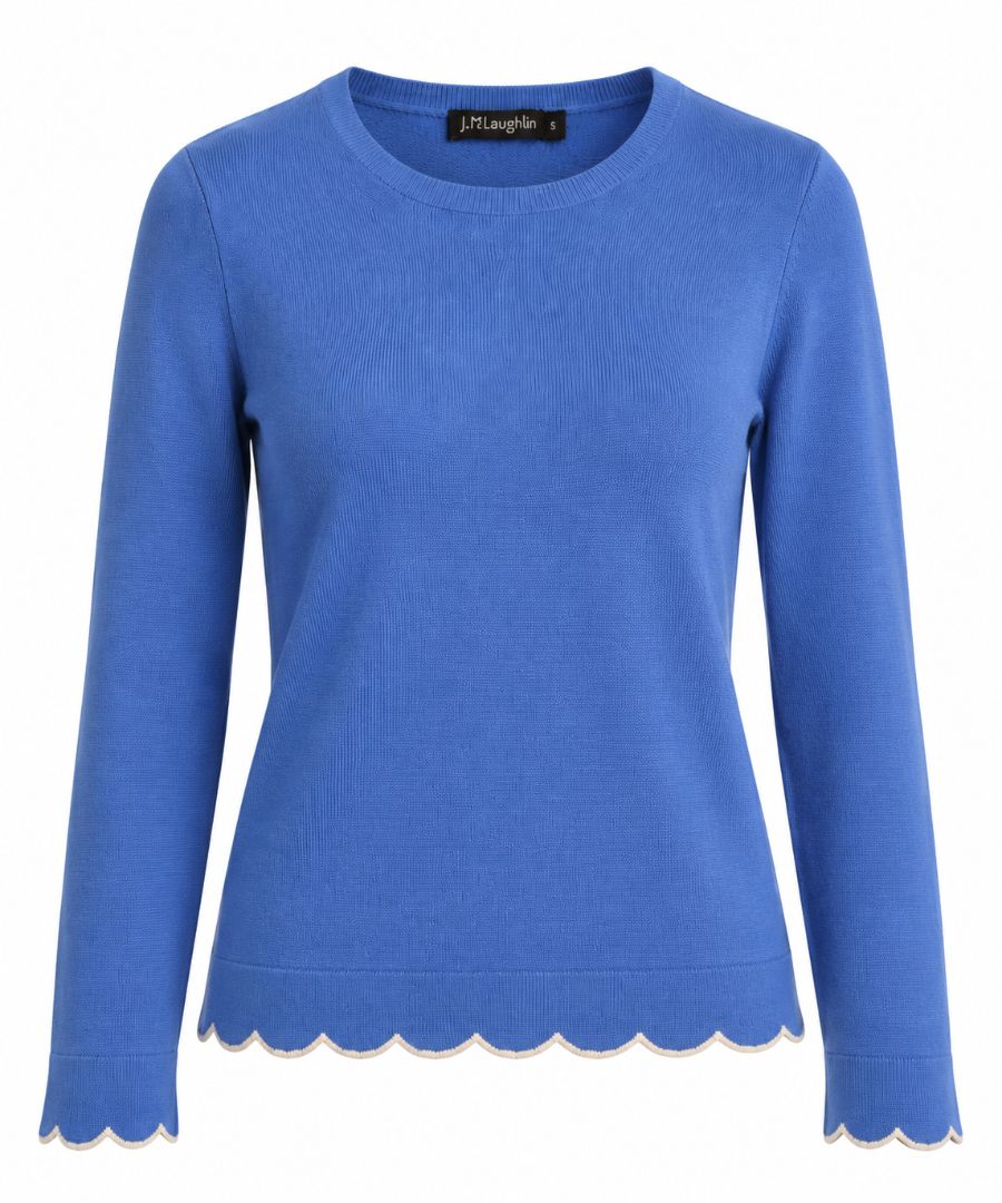 J.Mclaughlin crew neck long sleeve