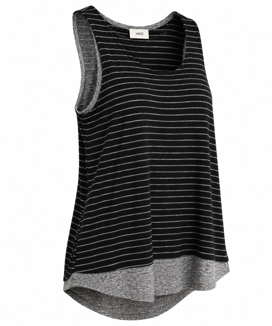 Vince pinstripe tank