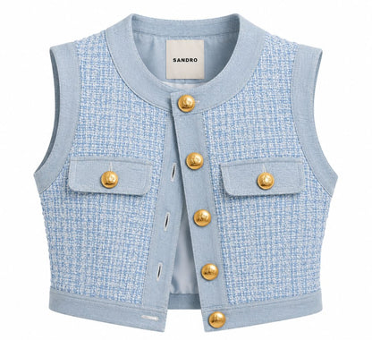 Sandro cropped vest
