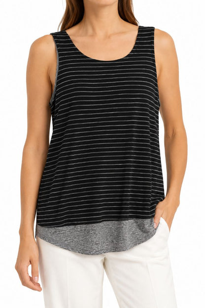Vince pinstripe tank