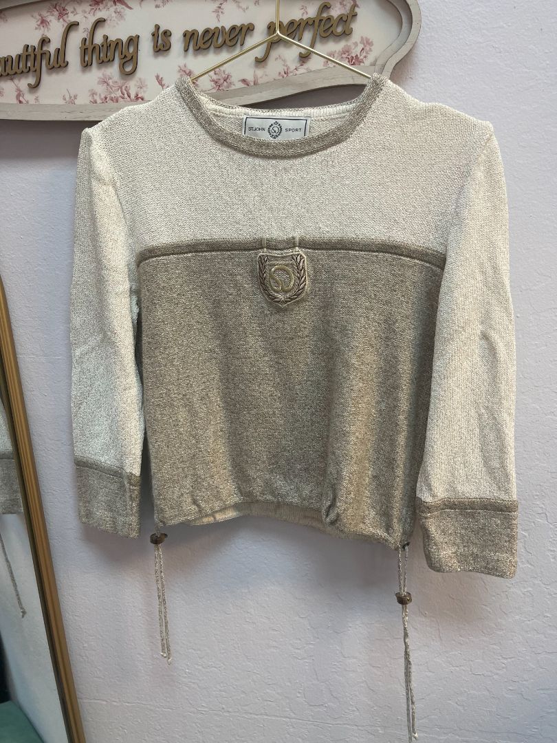 beige St. John's Sports designer sportswear, S