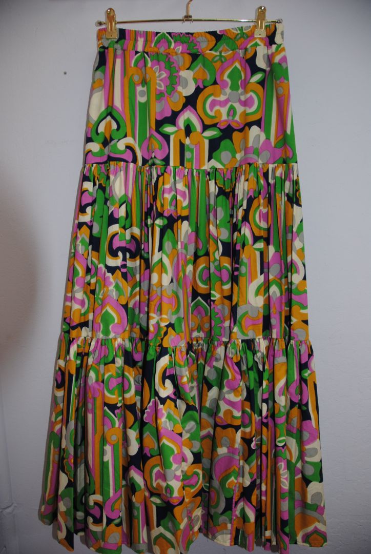 Double J maxi skirt tiered