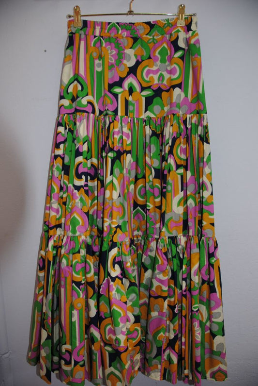 Double J maxi skirt tiered