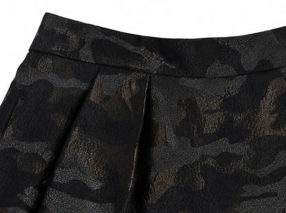 Pink Tartan metallic mini skirt