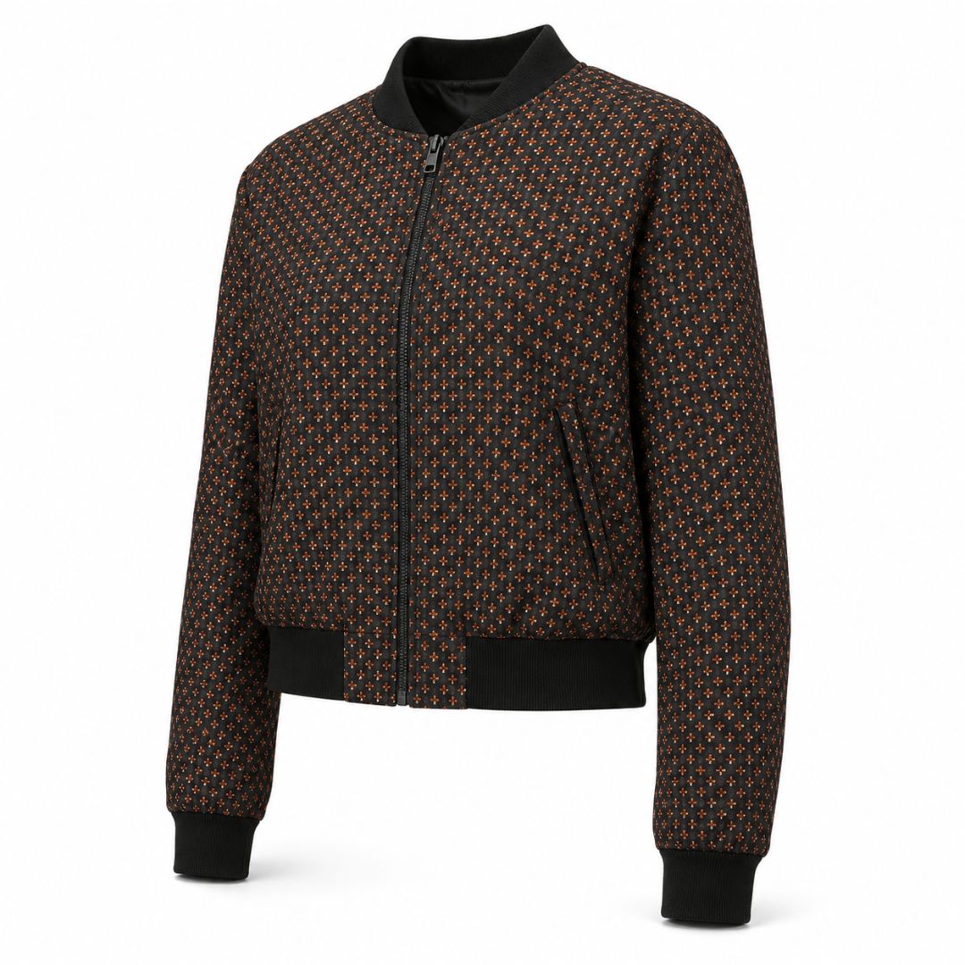 McQ Alexander McQueen Micro-Cross Print Bomber