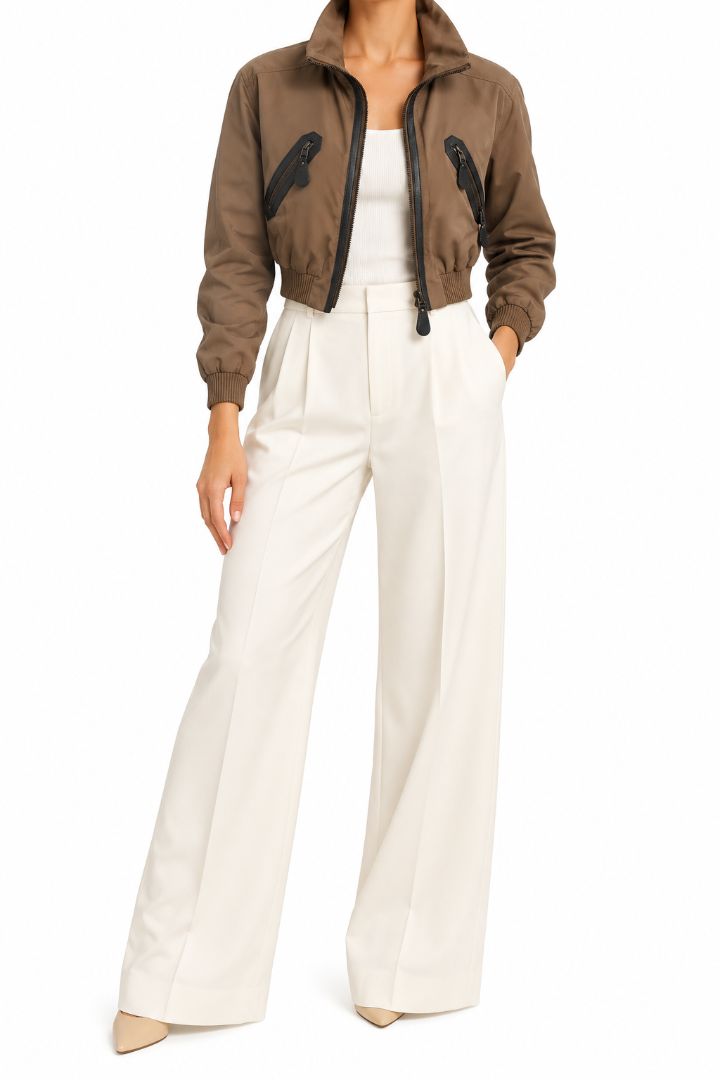 Burberry cropped bomber jacket