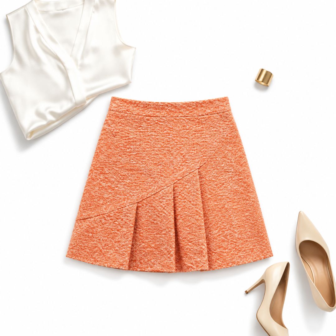 Maje tweed mini skirt