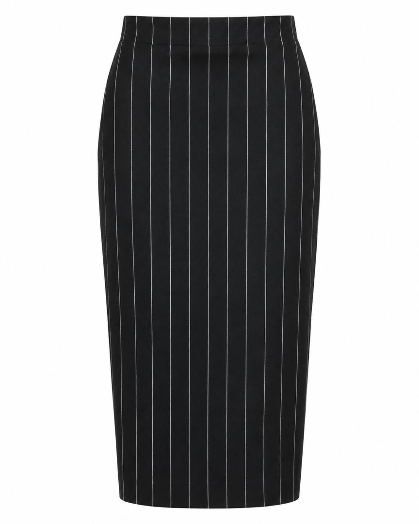 Express pinstripe long skirt