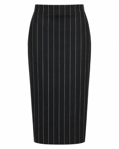 Express pinstripe long skirt
