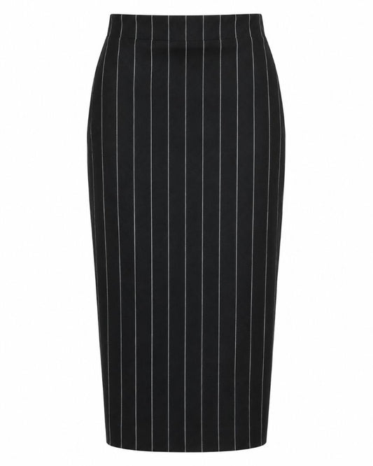 Express pinstripe long skirt