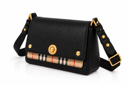 Burberry check trim messenger bag