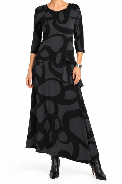 Porto geometric shift dress