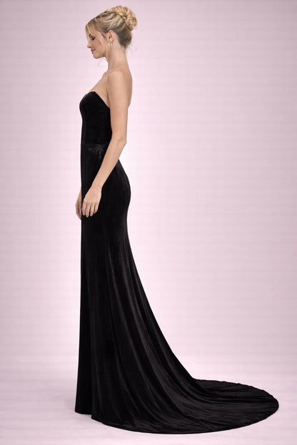 Lulus Black Sweetheart Column Gown