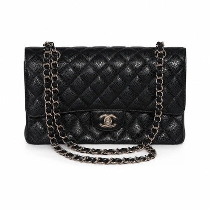 Chanel double flap caviar