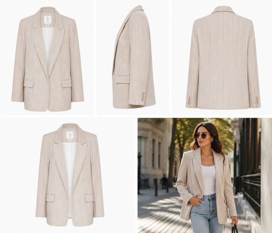 blush pink Joie blazer, M
