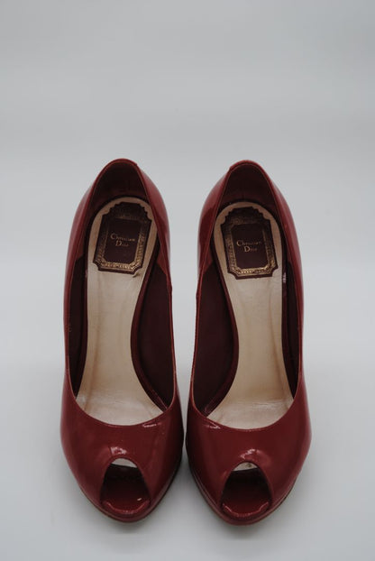 Christian Dior Miss Dior peep toe heels