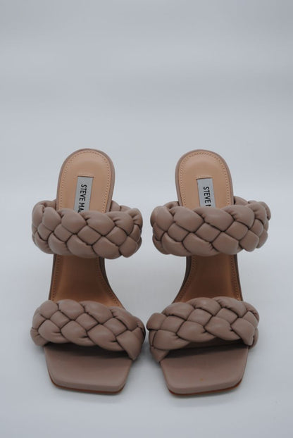 Nude Steve Madden braided strap mules NWT, 7.5 US