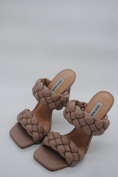 Nude Steve Madden braided strap mules NWT, 7.5 US