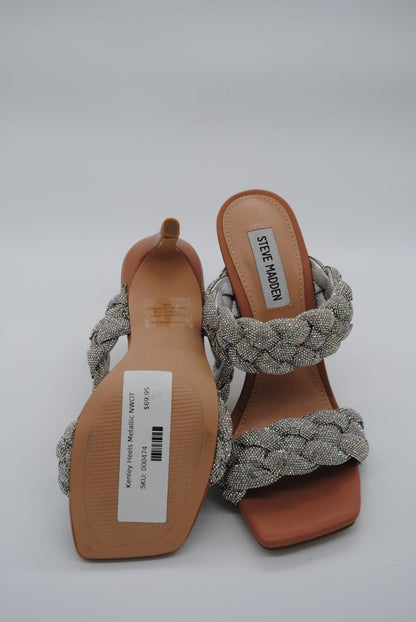 Metallic Steve Madden Kenley Heels Metallic NWOT, 7 US