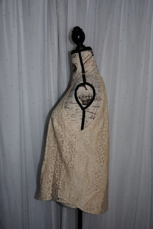 mushroom Joie Lace tank lined NWT, M