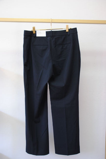 Navy Ann Taylor High rise trouser pant seasonless stretch NWT, 10 P