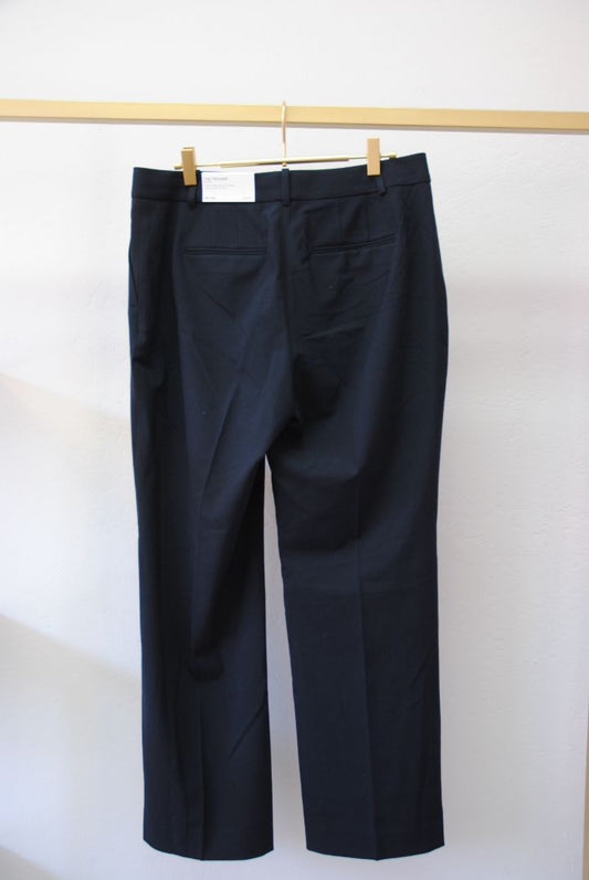 Navy Ann Taylor High rise trouser pant seasonless stretch NWT, 10 P