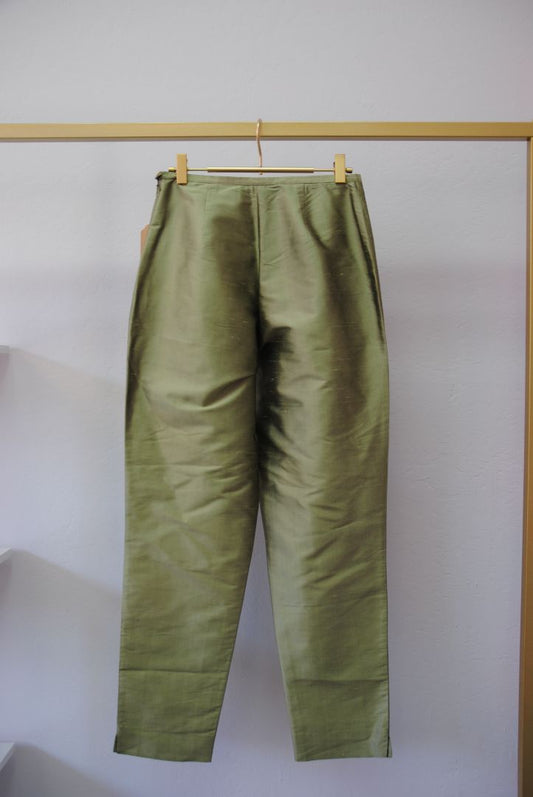 green Saks Fifth Avenue Saks Fifth Avenue silk green pants, 6