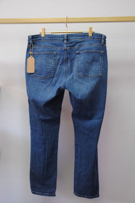 denim Eileen Fisher High Rise Straight Leg, 12P