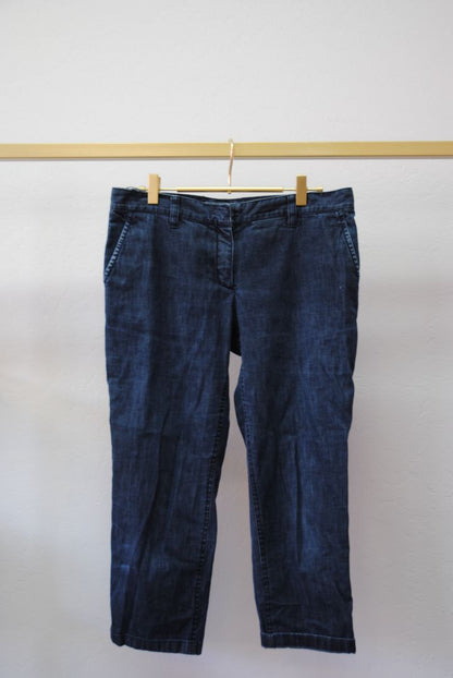 denim dark Prada mid rise straight leg, 30 in /46 EU