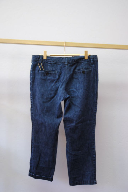 denim dark Prada mid rise straight leg, 30 in /46 EU