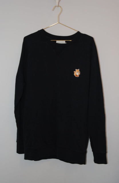 navy Maison Kitsune long sleeve crew neck, XXL
