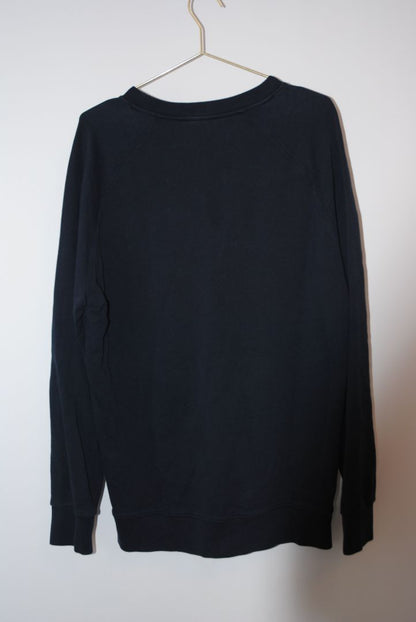 navy Maison Kitsune long sleeve crew neck, XXL