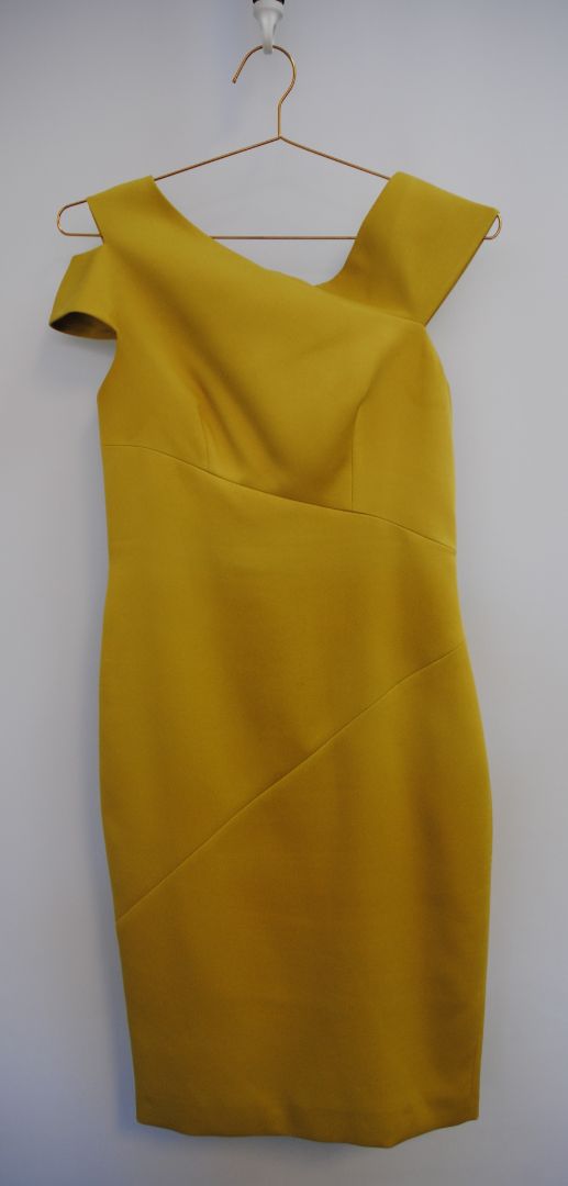 yellow Ted Baker midi dress, 2