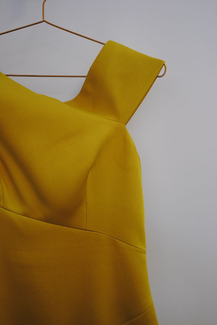 yellow Ted Baker midi dress, 2