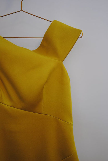 yellow Ted Baker midi dress, 2