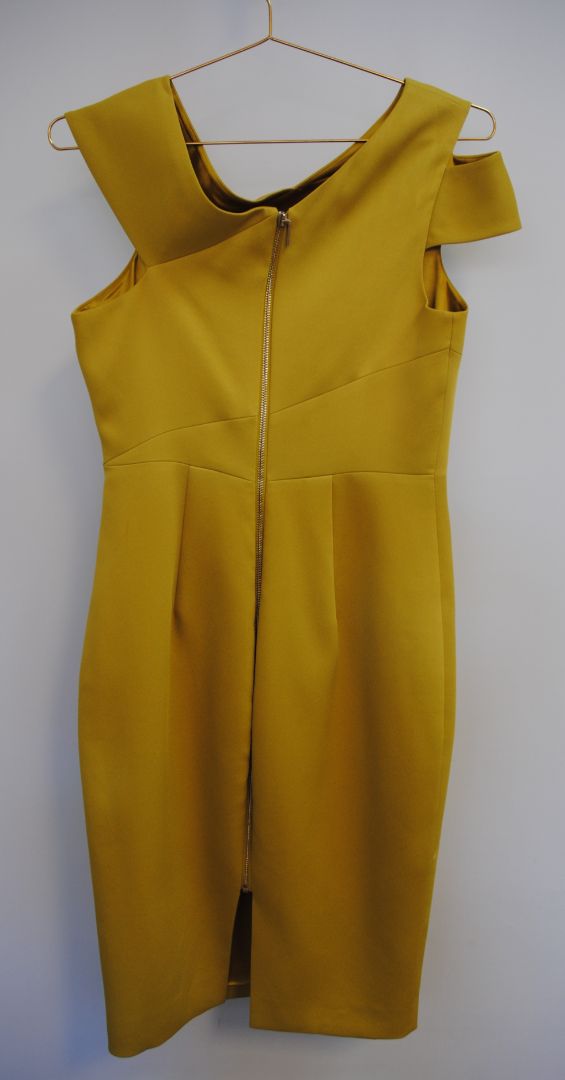 yellow Ted Baker midi dress, 2