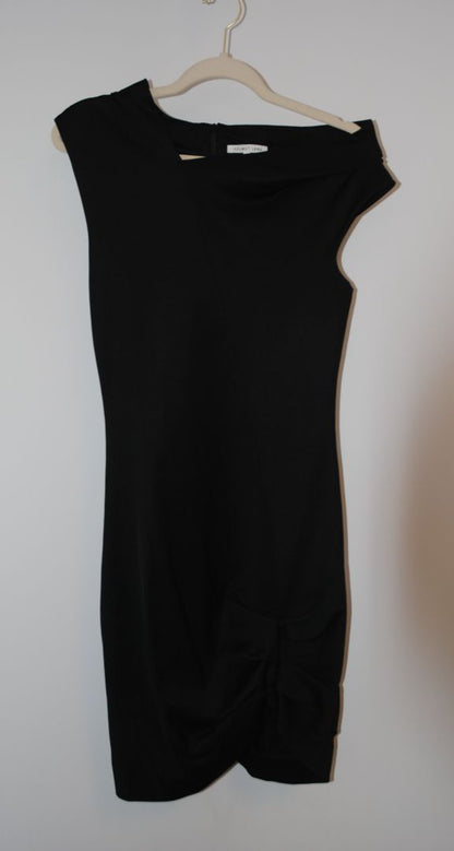 black Helmut Lang midi dress, 6