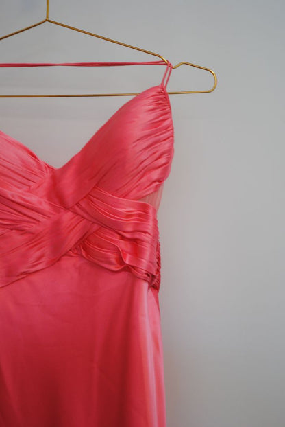 pink Niteline satin dress, 10