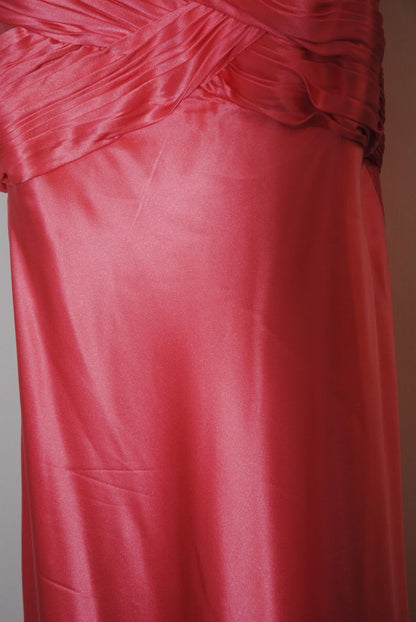pink Niteline satin dress, 10