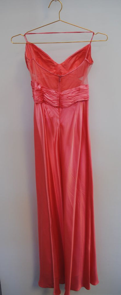 pink Niteline satin dress, 10