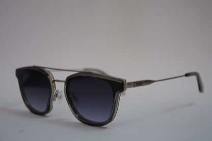 Silver Grey Quay designer glasses, One Size