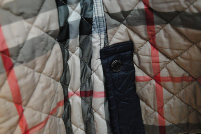 navy Burberry Designer coats, Dimensions (Approximate – Women’s Size Medium / UK 10 / US 6-8)** Bust (flat): 19 in Length (shoulder to hem): 26 in Sleeve Length: 24 in Shoulder to Shoulder: 15.5 in Fit: Slim tailored fit, hits at the hip Closure: Snap but